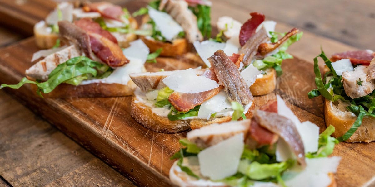 Rabbit Caesar on toast - Eat Game – Healthy game recipes.