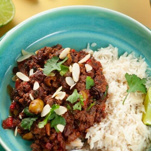 Venison picadillo