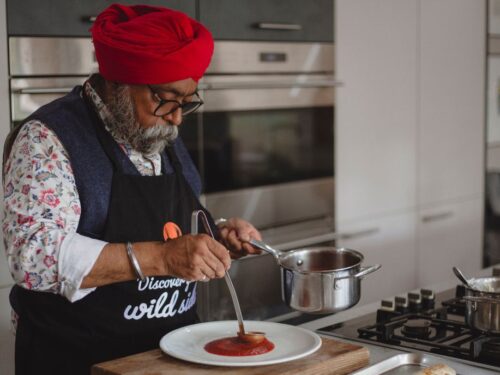 Tony Singh cooks grouse parmo