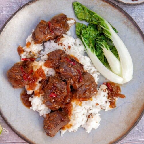 Vietnamese Caramel Venison with Kampot Pepper and Pak Choi